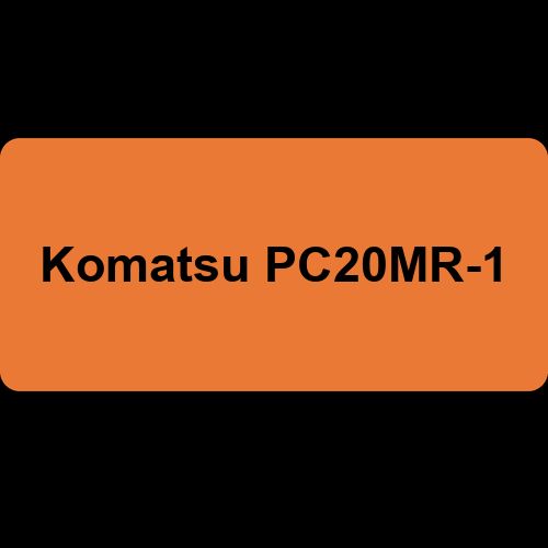 Komatsu PC20MR-1